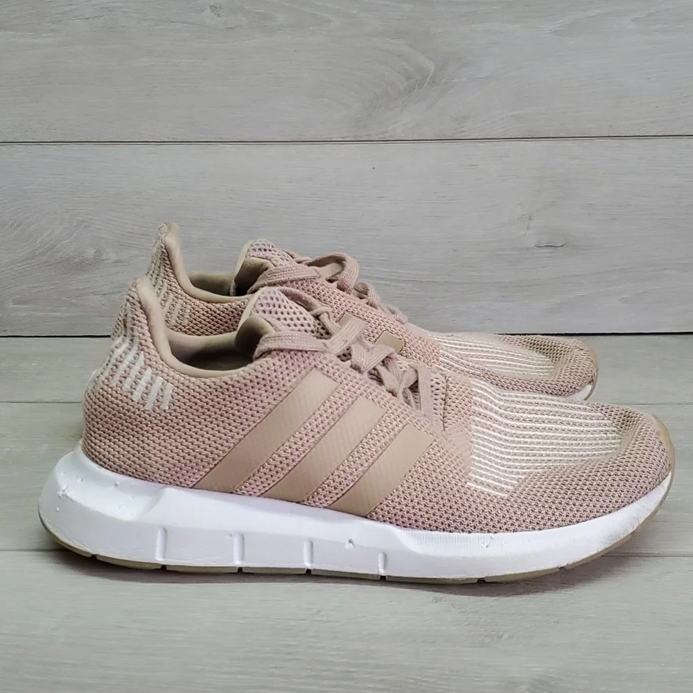 Adidas Womens Ash Pearl Athletic Running Sneakers shoes sz 7